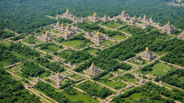 city called Indraprastha (&ldquo;City of the God Indra&rdquo;), built about 1400 bce, was the capital of the Pandavas. 