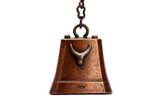 Isolated Cowbell on white background