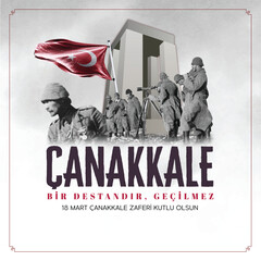Obraz premium Canakkale Zaferi.