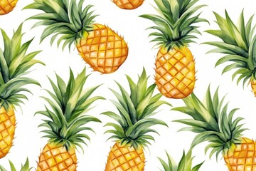 pineapple on white background
