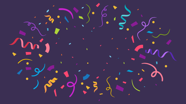 Confetti pattern, birthday clipart, celebration background, confetti explosion for birthday banner, party background, holiday, office, anniversary & graduation celebration