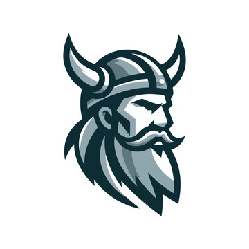 The viking mascot logo