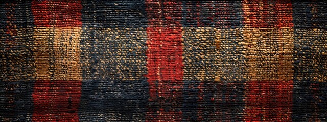 modern and uneven luxury Brown tartan woven carpet texture,front view - obrazy, fototapety, plakaty