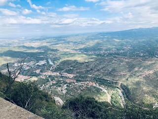 Fototapeta premium view from the top of the mountain