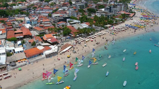 Porto de Galinhas, Brazil, South America. Beach. It is known for its beaches, which are also home to beautiful natural pools.