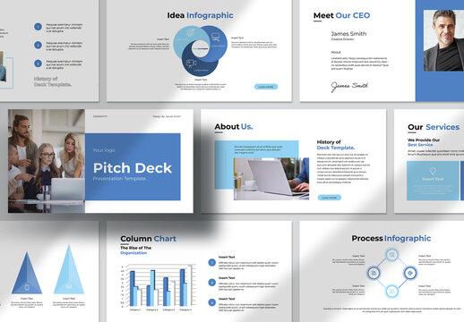 Pitch Deck Presentation Layout
