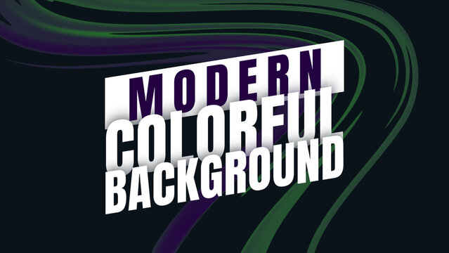 Clean Text Animation with Colorful Background