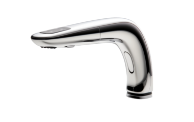 Contemporary Touchless Fixture on transparent background