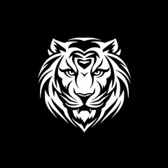 Fototapeta premium Tiger | Minimalist and Simple Silhouette - Vector illustration
