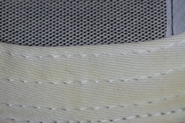 Stitches and seam of a fabric