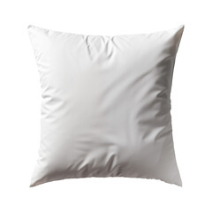 White pillow on a transparent background.