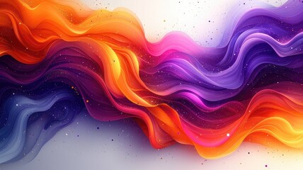 dynamic color waveform. abstract background