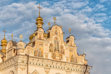 Cathedral of the Dormition in Kiev Pechersk Lavra or the Kiev Monastery of the Caves in Kyiv, Ukraine.