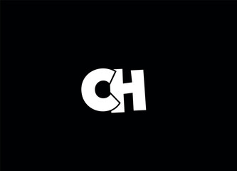 CH  initial logo design and letter logo