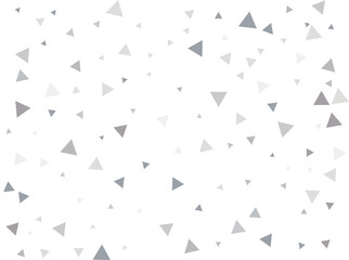 Silver Triangular Confetti