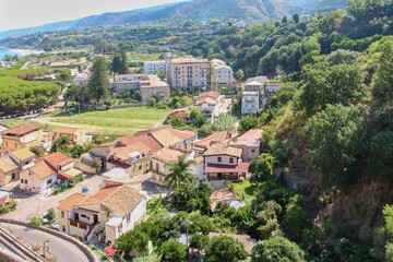 Fototapeta premium Town with beach