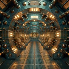 Obraz premium Large Room Filled With Lights