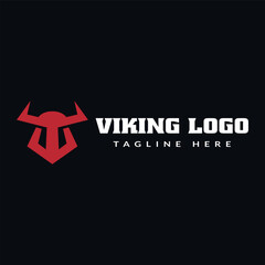 viking logo icon vector illustration