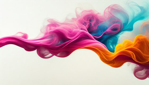 colorful smoke swirl