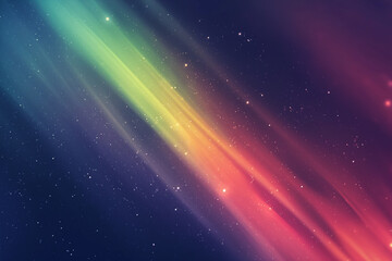 Abstract Background with Hazy Colored Shapes reminiscent of Northern Lights