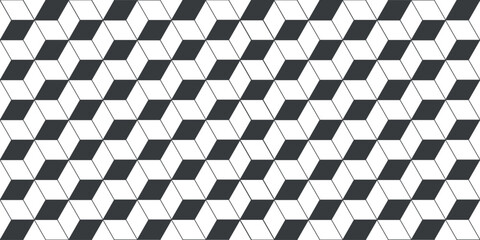 geometric seamless pattern with cubes. quadrangles are a repeating pattern for the design of brochures, fabrics, ceramics