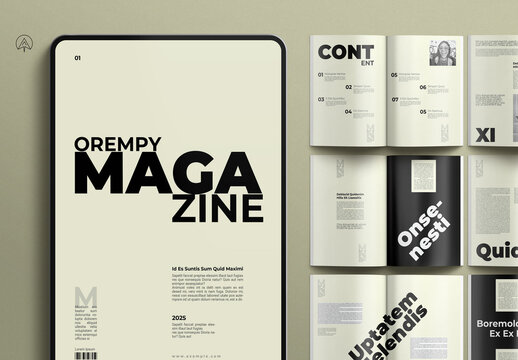 Magazine Template