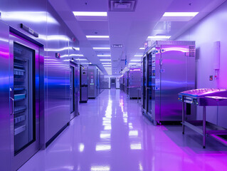 Inside the clean rooms of semiconductor fabs where chips come to life - obrazy, fototapety, plakaty