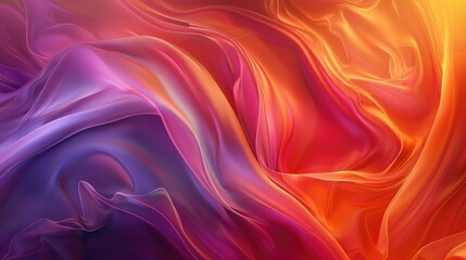 Obraz premium Beautiful Abstract Background with Smooth Silky Shapes