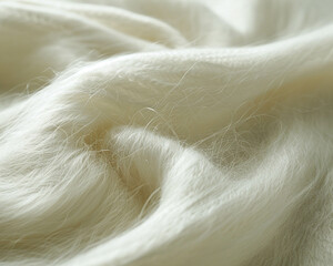 Macro of organic cotton fibers the natural choice for eco friendly fashion