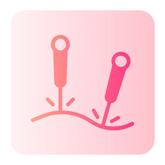 acupuncture gradient icon