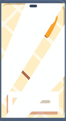 Online phone app icon cartoon vector. Eco traffic drive. Travel share