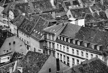  view to old town of Graz, Austria