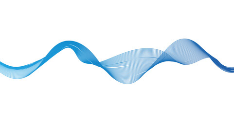 Abstract wavy lines flowing curve gradient color on transparent background. Abstract white background colorful lines. modern wavy stripes on white background isolated.	