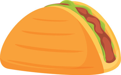 Corn quesadilla icon cartoon vector. Vegetable mexican. Ingredient breakfast