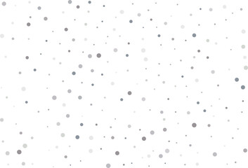 Obraz premium Silver polka dot confetti