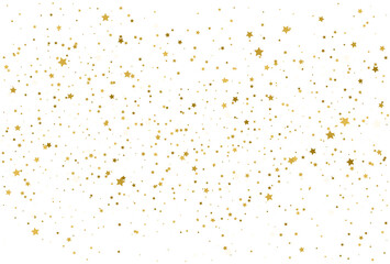 Golden stars confetti