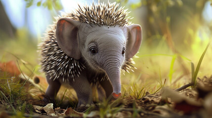 Very cute elephant hedgehog