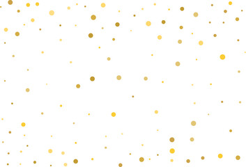 Golden polka dot confetti © Elena