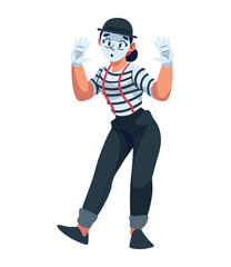 artist female mime