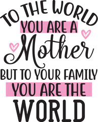 mother's day svg design, mom svg design