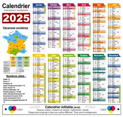 Calendrier 2025 - 08