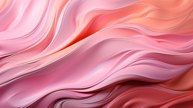 A close up of a pink and orange marble texture