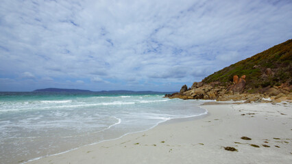 Cloudy morning on the beach at Ledge Bay, Western Australia