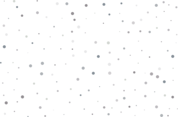 Silver polka dot confetti