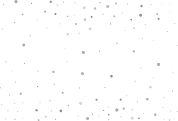 Silver polka dot confetti