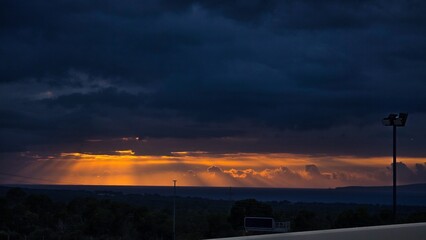 sunset in the city,  Mallorca © Luis