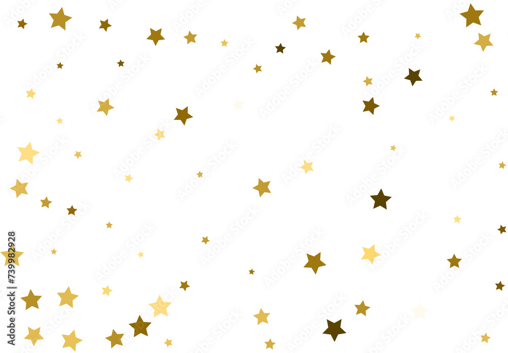 Wall mural Bouquet of Golden Stars