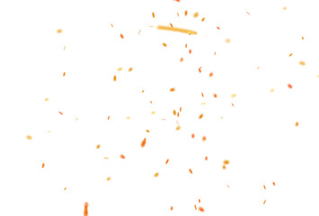 Pattern of orange sparks