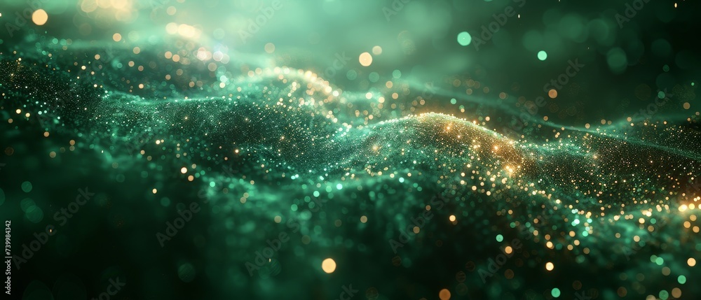 Aufkleber background with glowing light effect in the abstract futuristic style. illustration.