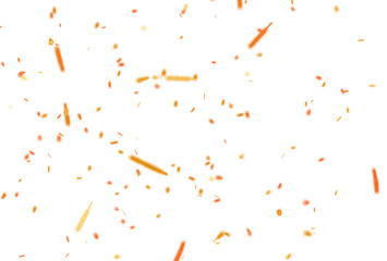 Pattern of orange sparks